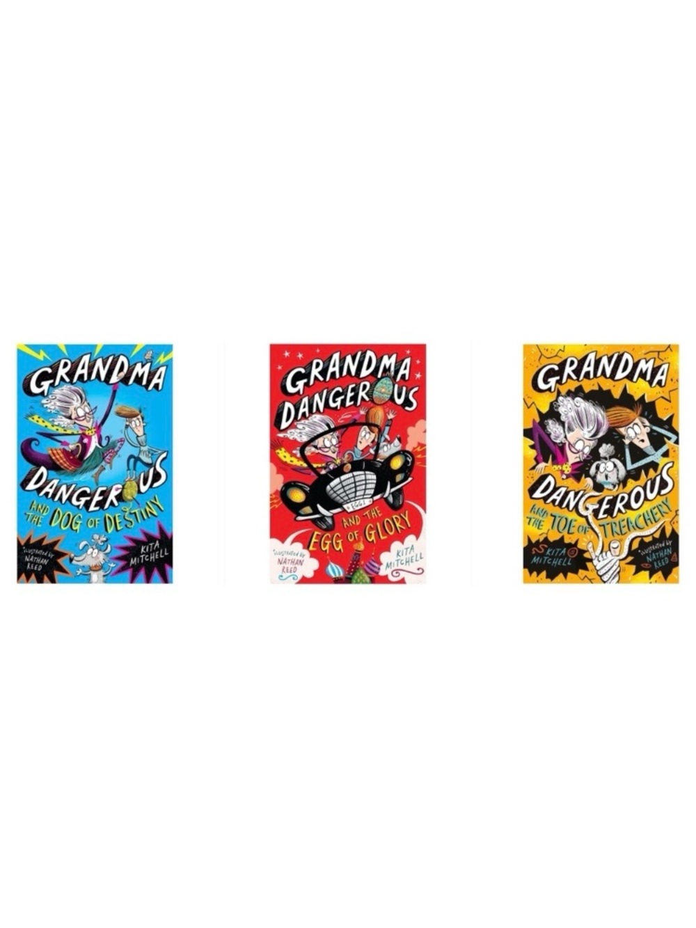 Grandma Dangerous Chapter Books | Set of 3